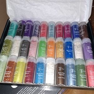 NIB -TAVOLOZZA 30 Color Mica Powder Jars - Epoxy Resin Pigment